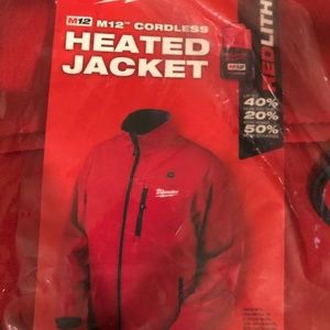 Milwaukee M12 Cordless Heated Jacket - Red - XL